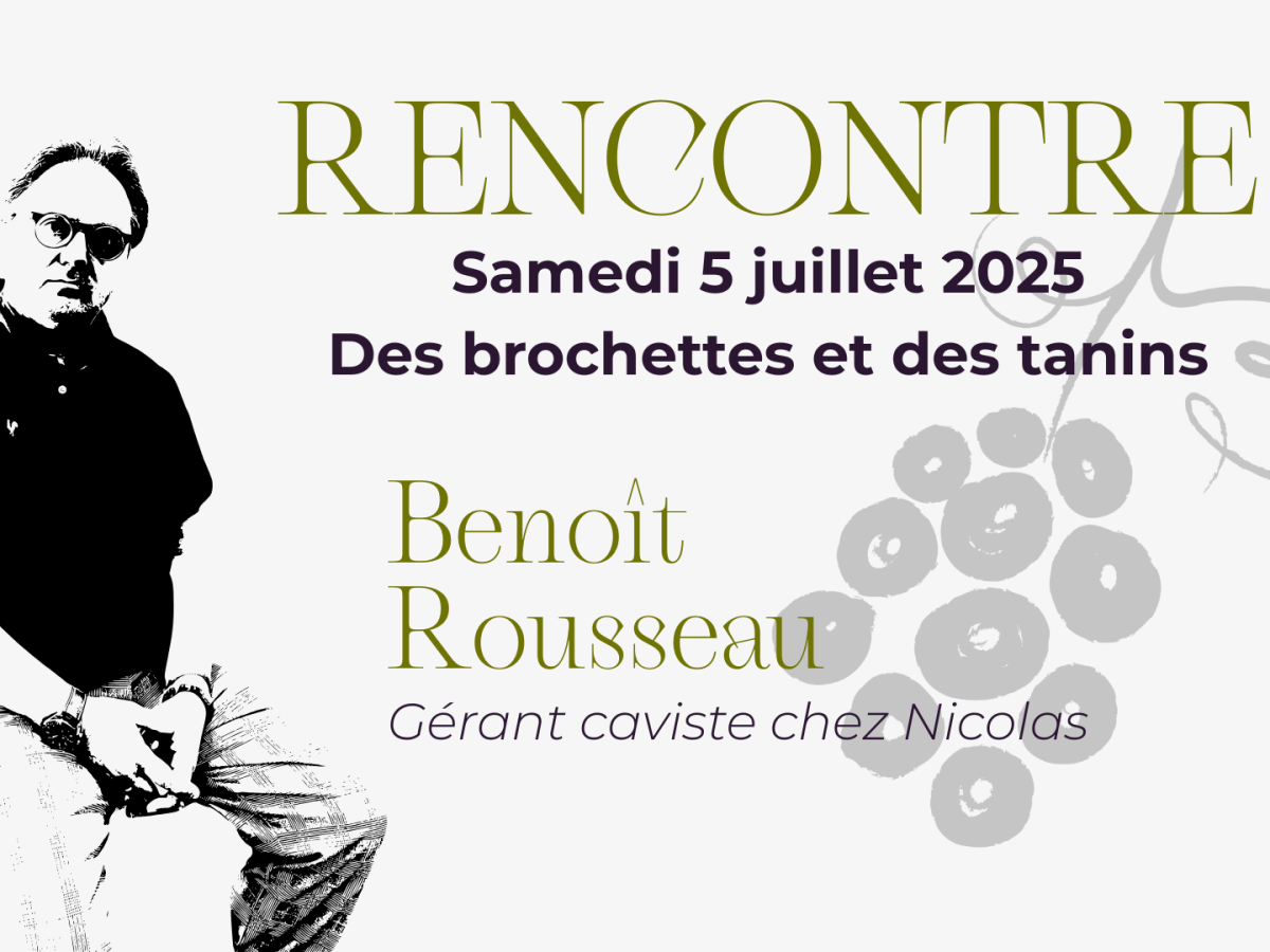 Rencontre Bons&Vivants –&nbsp;NICOLAS